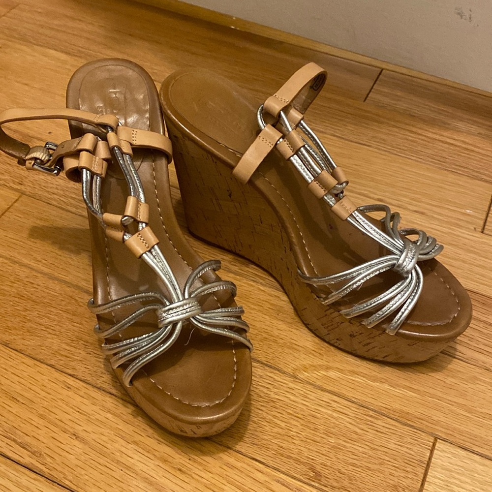 Coach sandal wedges